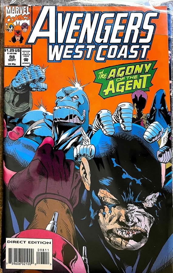 Avengers West Coast #98 (1993) Marvel Comics unassessed cover