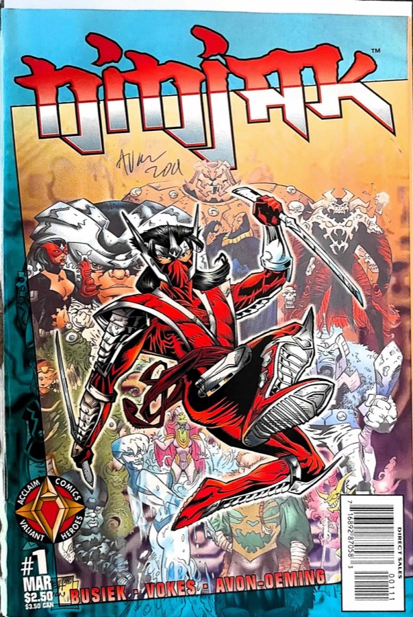 Ninjak #1 (1996) Acclaim Comics unassessed cover