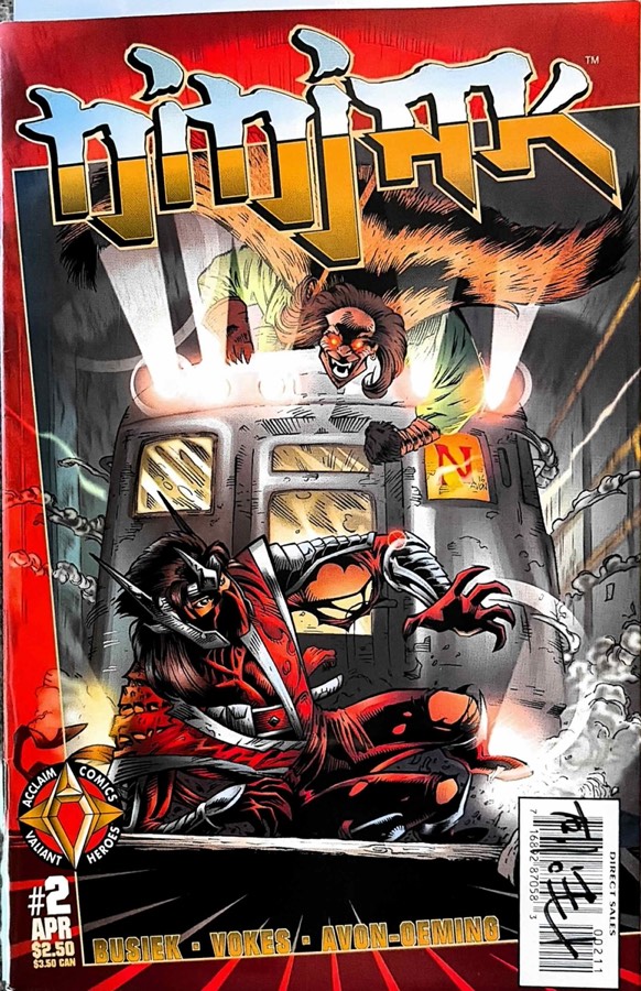 Ninjak #2 (1997) Acclaim Comics unassessed cover