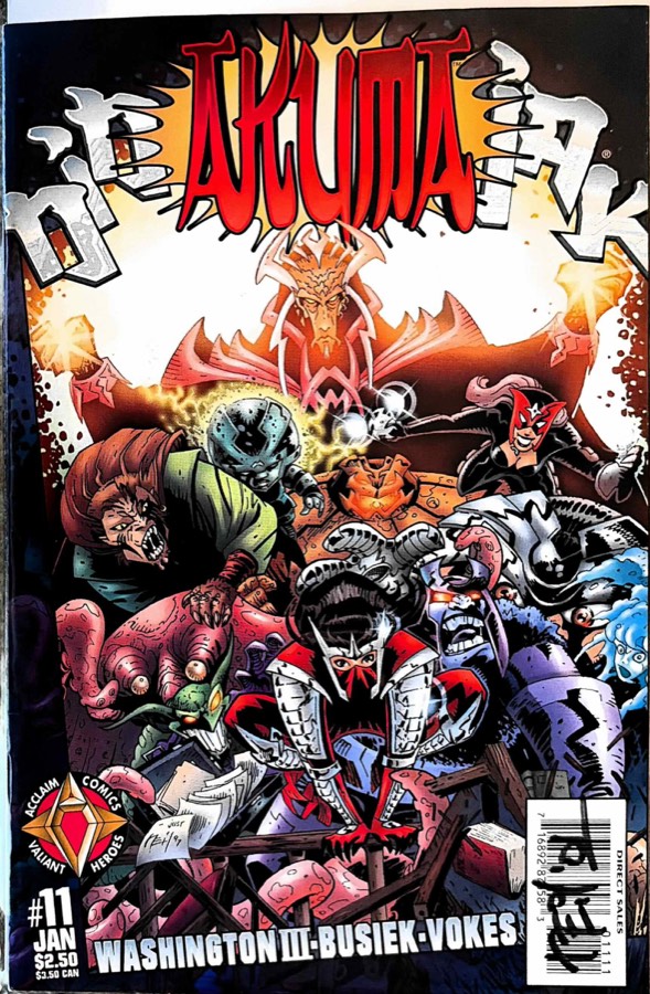 Ninjak #11 (1998) Acclaim Comics unassessed cover