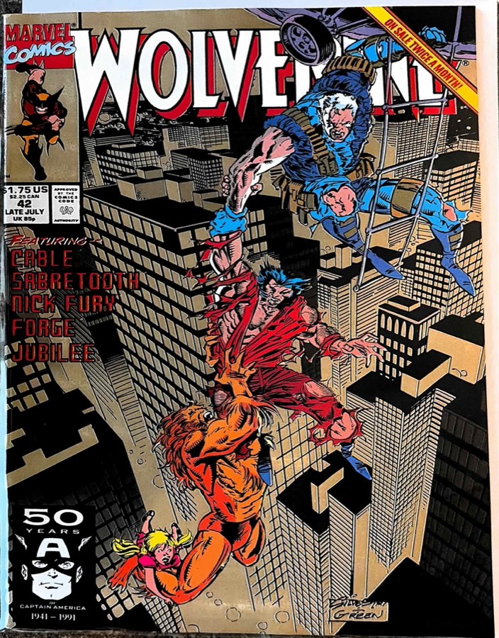 Wolverine #42 (1991) Marvel Comics unassessed cover