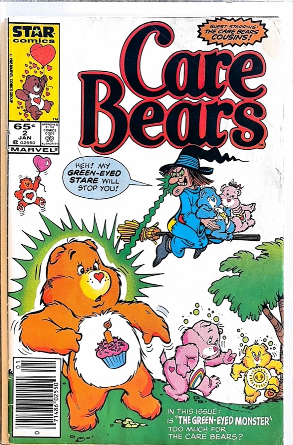 Care Bears #2 (1986) Marvel Comics unassessed cover