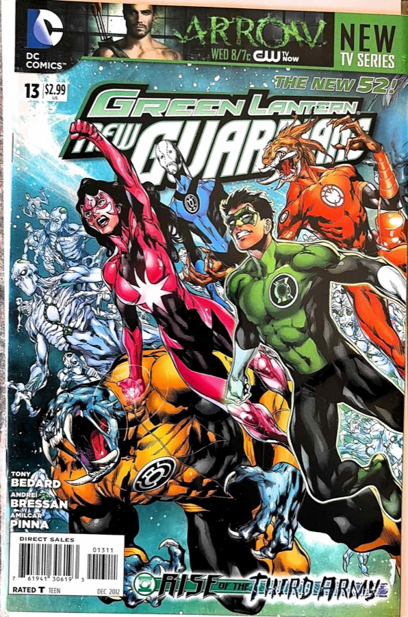 Green Lantern: New Guardians #13 (2012) DC Comics First Printing unassessed cover
