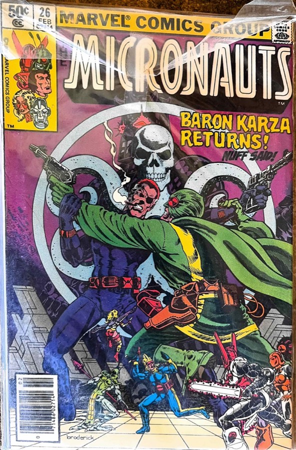 Micronauts #26 (1981) Marvel Comics Group First Printing unassessed cover