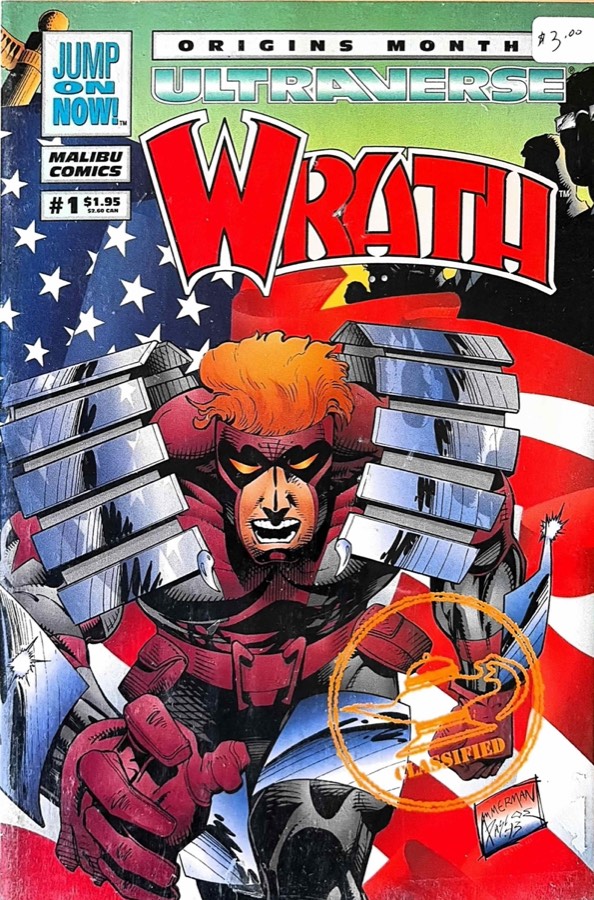 Wrath #1 (1994) Malibu Comics unassessed cover