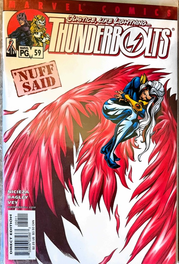 Thunderbolts #59 (2002) Marvel Comics First Print unassessed cover