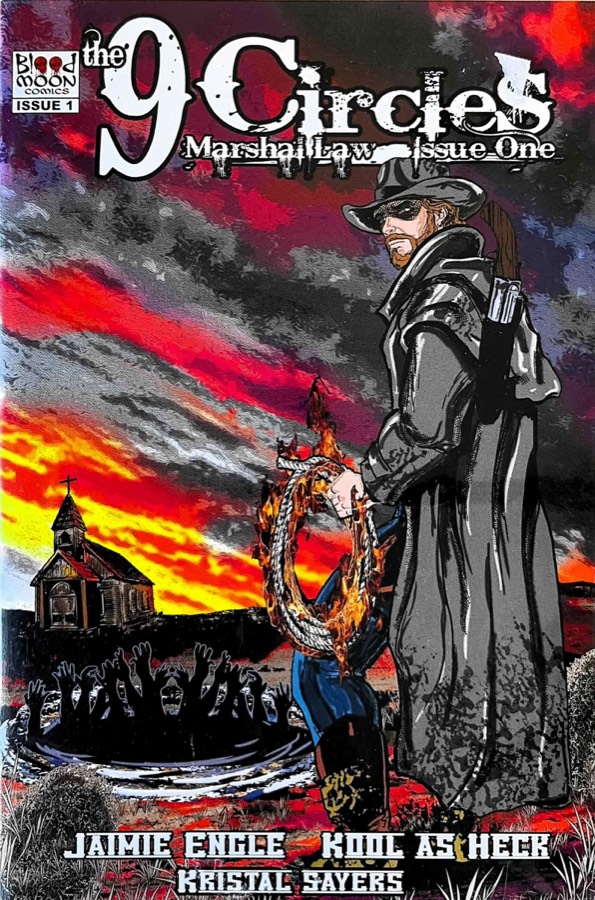 The 9 Circles: Marshal Law #1 (2022) Blood Moon Comics First Printing unassessed cover