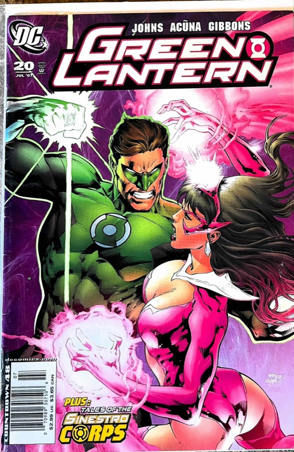 Green Lantern #20 (2007) DC unassessed cover