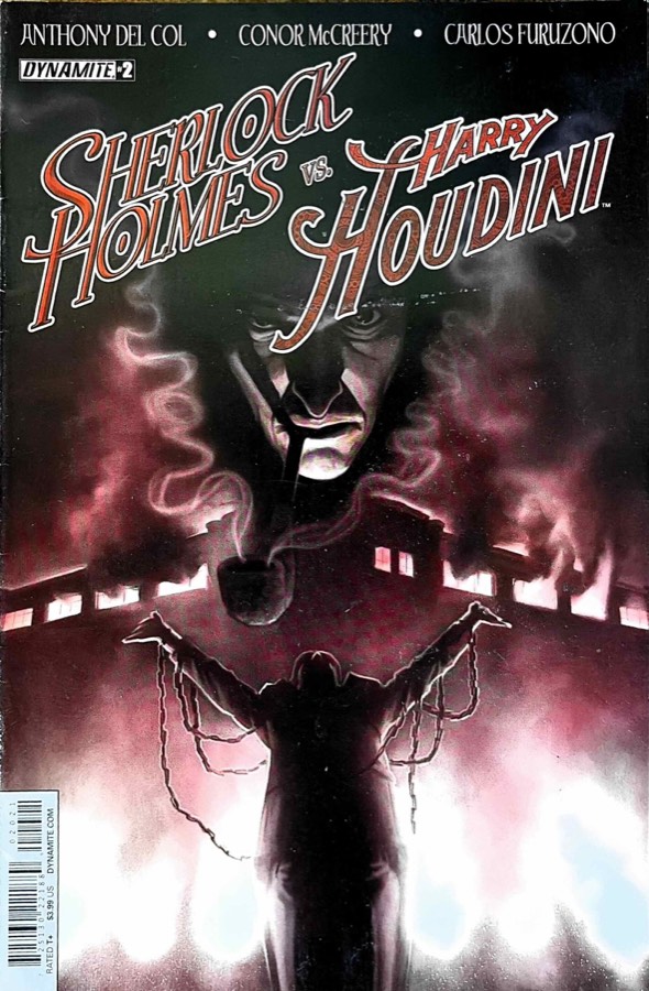 Sherlock Holmes vs. Harry Houdini #2 (2014) Dynamite Entertainment unassessed cover