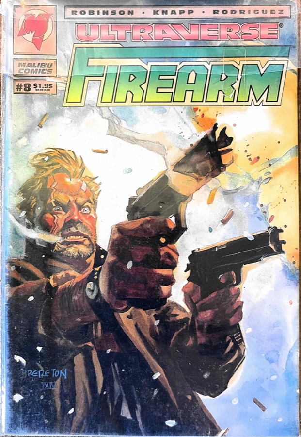 Firearm #8 (1994) Malibu Comics unassessed cover