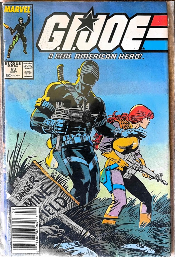 G.I. Joe: A Real American Hero #63 (1987) Marvel Comics unassessed cover