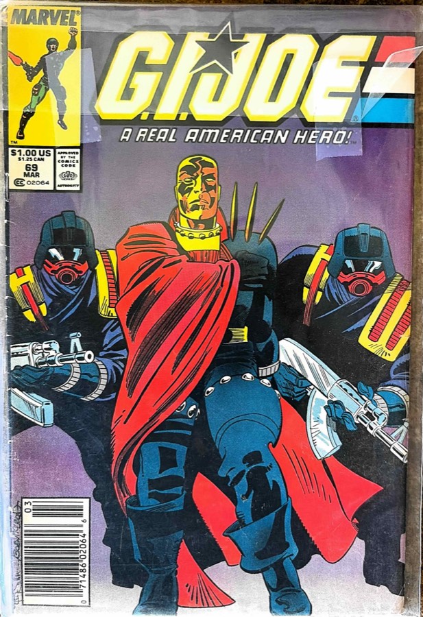 G.I. Joe: A Real American Hero #69 (1988) Marvel Comics unassessed cover