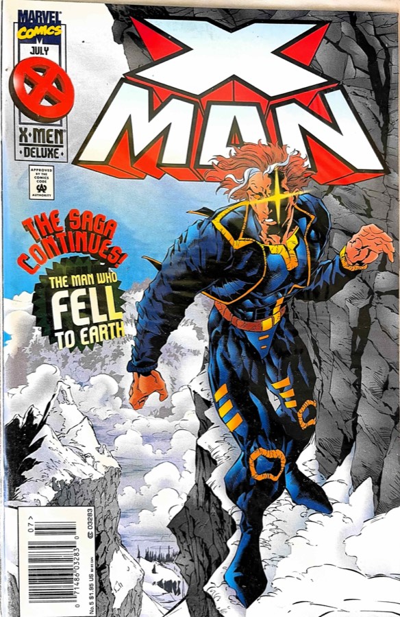 X-Man #5 (1995) Marvel Comics First Printing unassessed cover