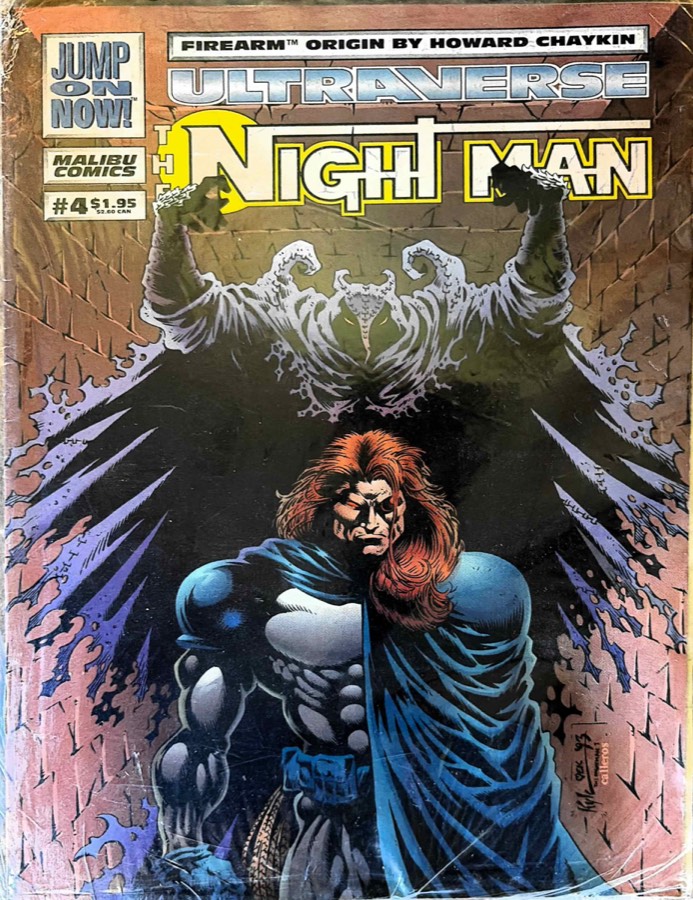 Night Man #4 (1994) Malibu Comics First Printing unassessed cover