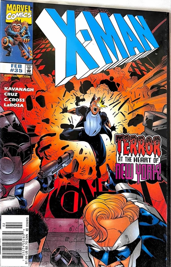 X-Man #35 (1998) Marvel Comics First Printing unassessed cover