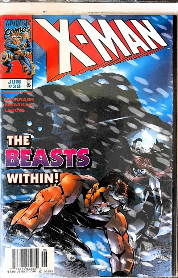 X-Man #39 (1998) Marvel Comics unassessed cover