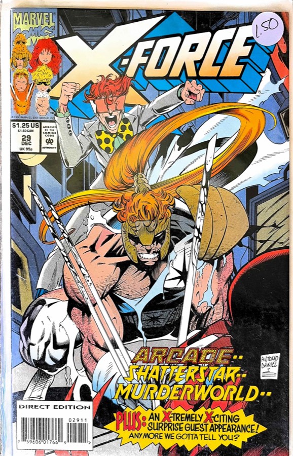 X-Force #29 (1993) Marvel Comics unassessed cover