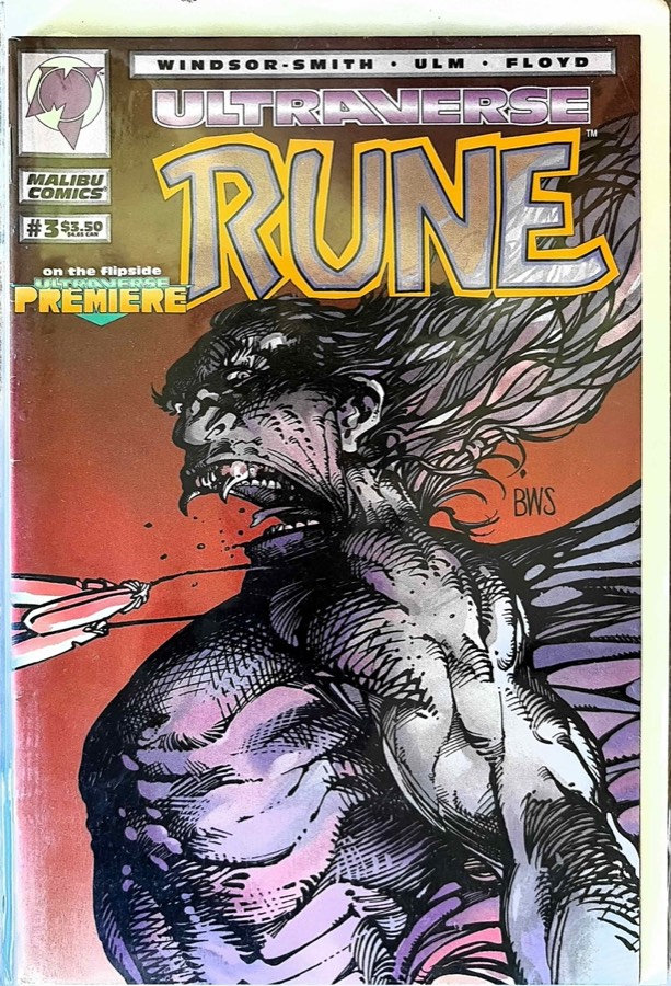 Rune #3 (1994) Malibu Comics First Printing unassessed cover