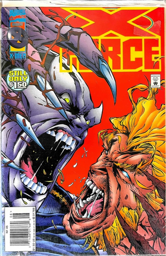 X-Force #45 (1995) Marvel Comics First Printing unassessed cover
