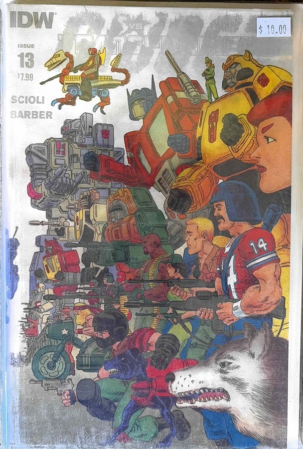 Transformers vs. G.I. Joe #13 cover