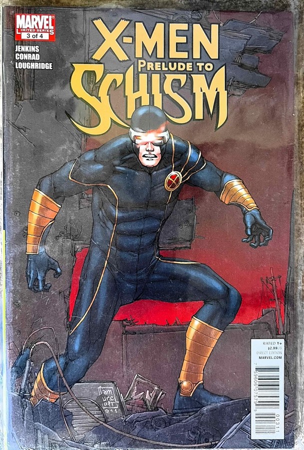 X-Men: Prelude to Schism #3 (2011) Marvel Comics First Printing unassessed cover