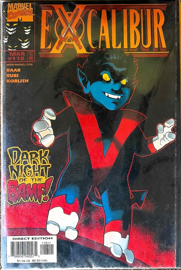 Excalibur #118 (1998) Marvel Comics unassessed cover