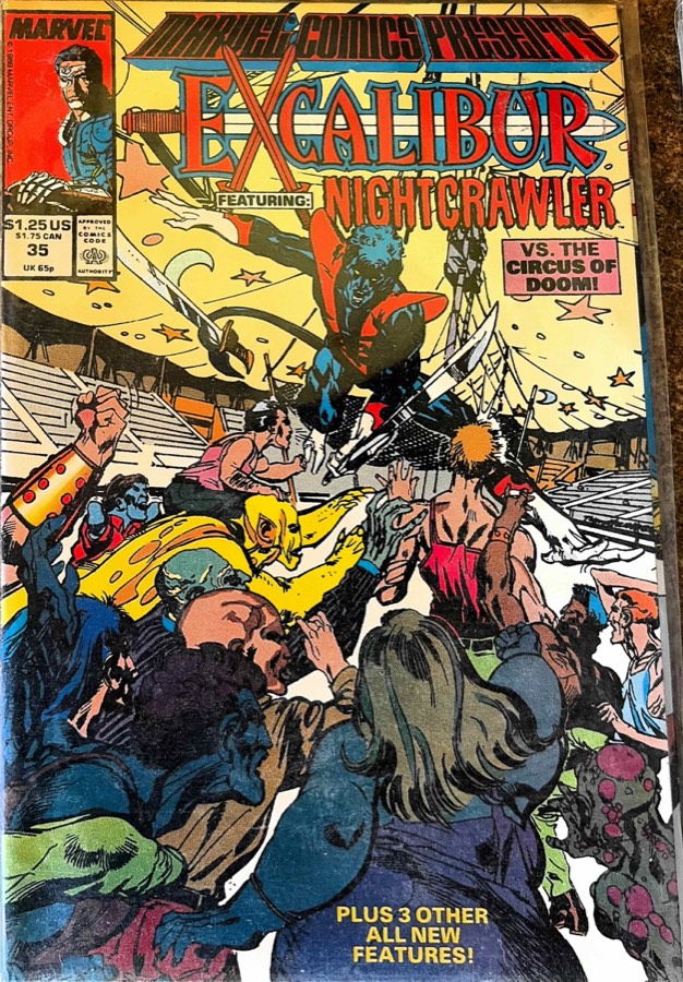 Excalibur #35 (1991) Marvel Comics First Printing unassessed cover