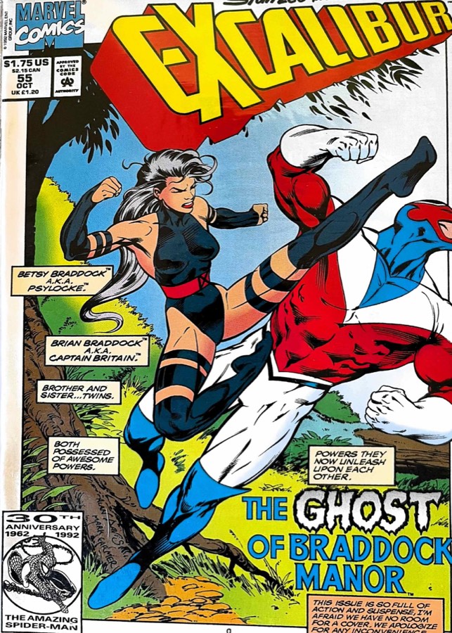 Excalibur #55 (1992) Marvel Comics First Printing unassessed cover