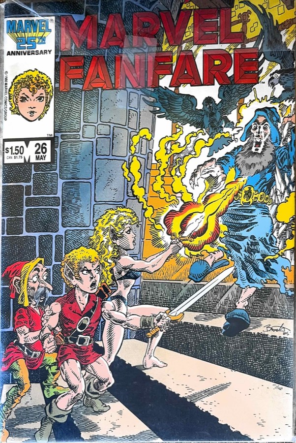 Marvel Fanfare #26 (1986) Marvel Comics First Printing unassessed cover