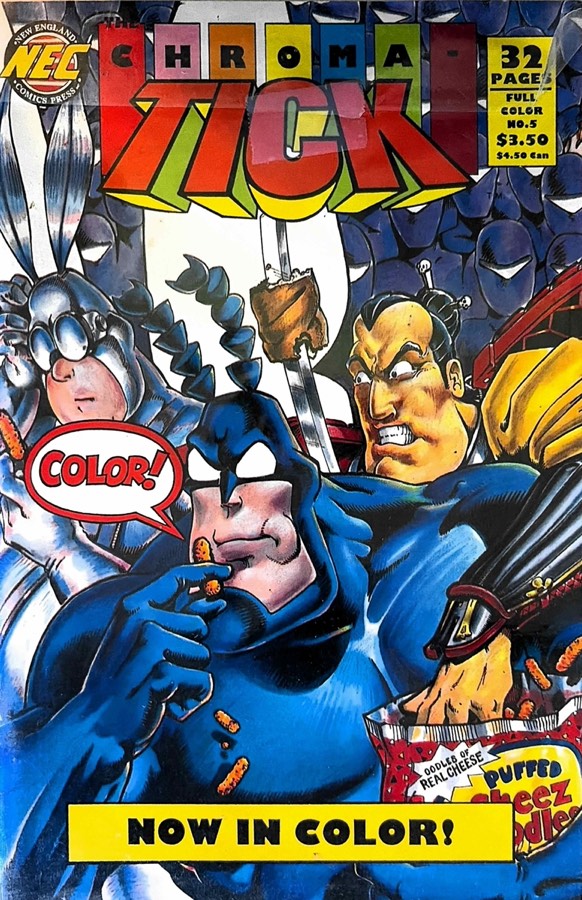 Chroma-Tick #5 (1993) New England Comics Press Colorized Reprint unassessed cover