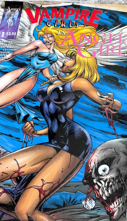 Vampire Girls vs. Angel Girl #1 (1998) Angel Entertainment VG cover