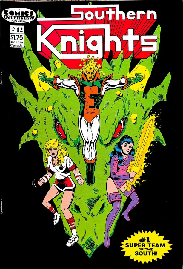 Southern Knights #12 (1985) Comics Interview Publication VF/NM cover