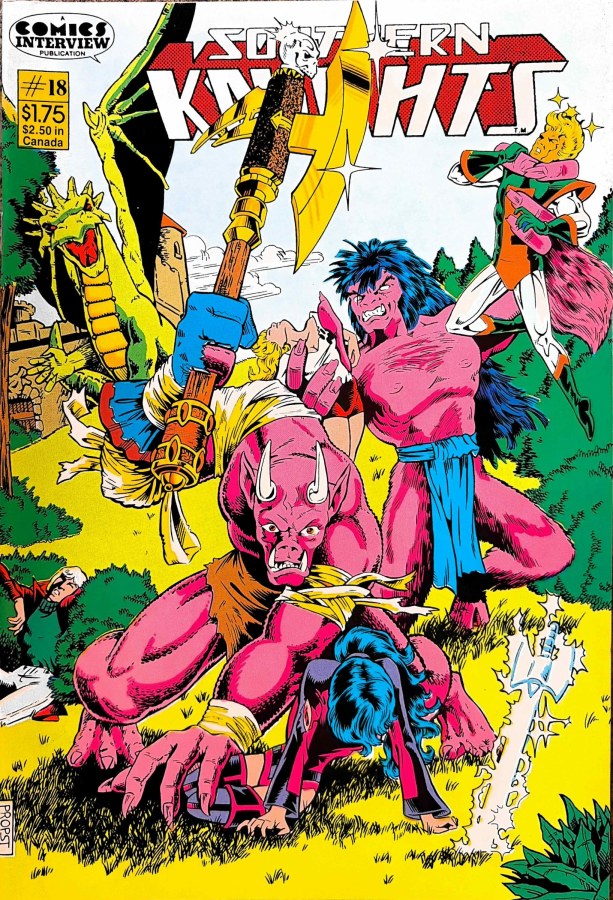 Southern Knights #18 (1986) Comics Interview VF/NM cover