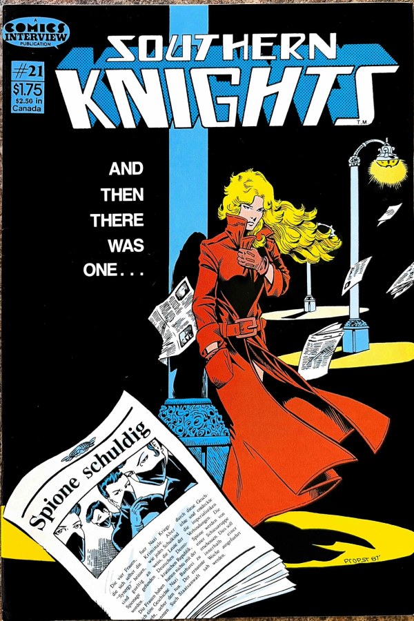 Southern Knights #21 (1987) Comics Interview 1st Printing VF/NM cover