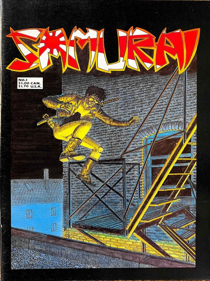 Samurai #3 (1986) Aircel Publishing First Printing VF/NM cover