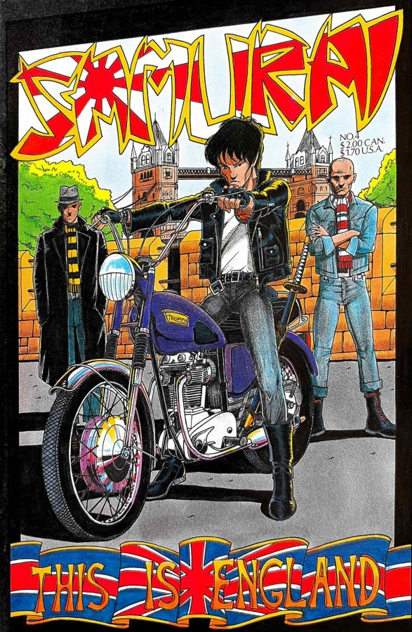 Samurai #4 (1986) Aircel Publishing VF/NM cover