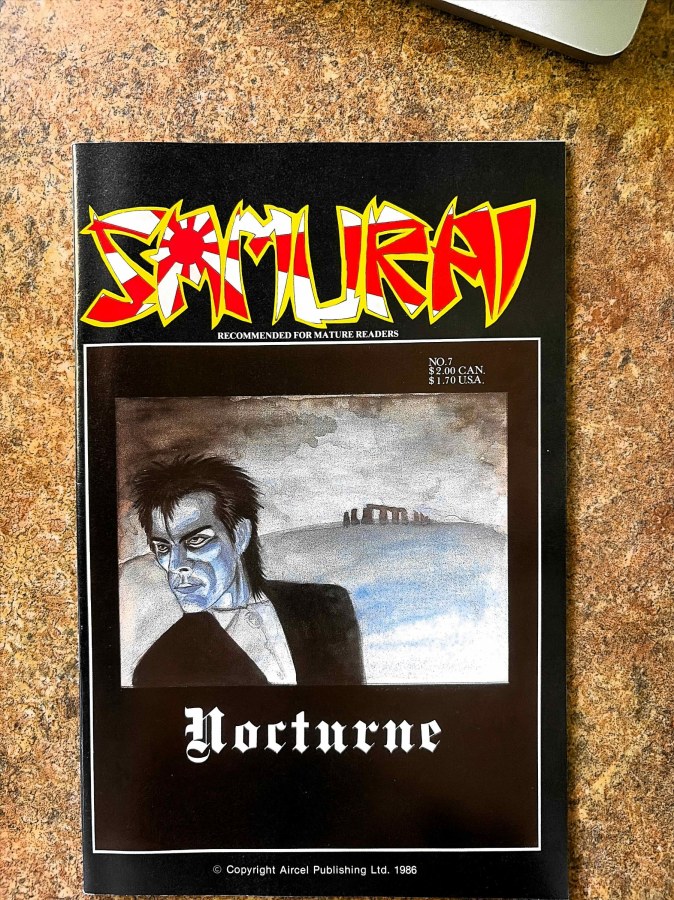 Samurai #7 (1986) Aircel Publishing Ltd. 1st Printing VF/NM cover