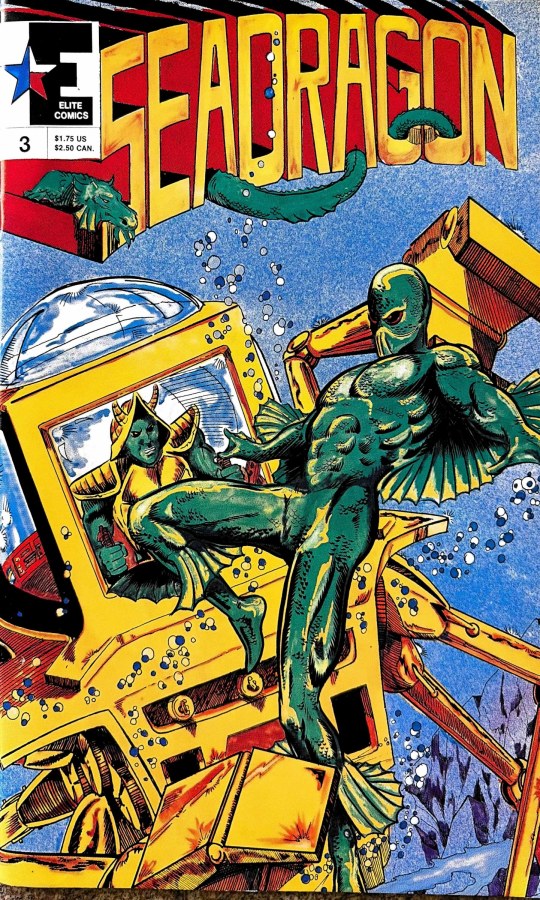 Seadragon #3 (1986) Elite Comics First Printing VF/NM cover