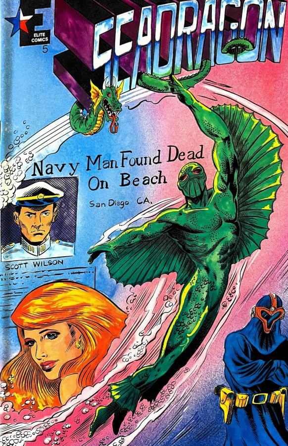 Seadragon #5 (1986) Elite Comics VF/NM cover
