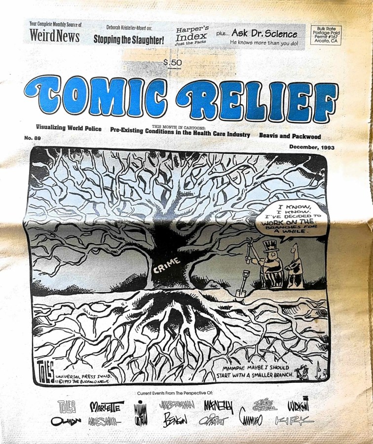 Comic Relief #89 (1993) Page One GD cover