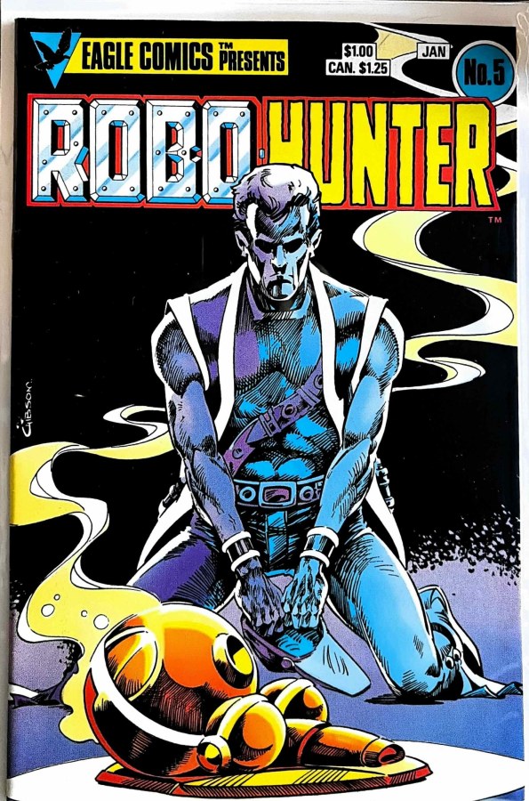 Robo-Hunter #5 (1985) Eagle Comics First Printing VF/NM cover