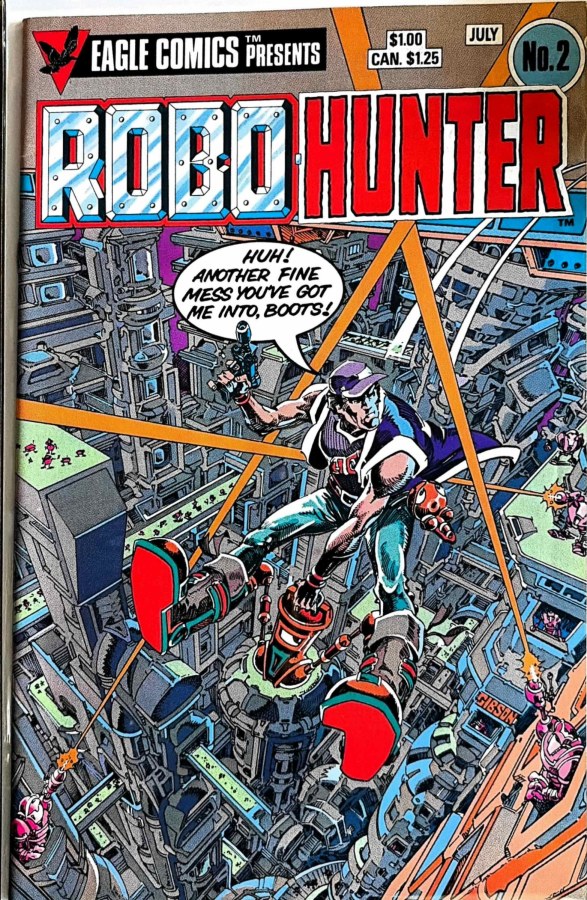 Robo-Hunter #2 (1984) Eagle Comics VF/NM cover