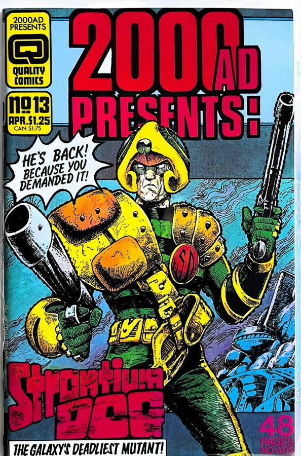 2000 AD Presents #13 (1987) Quality Comics Reprint VF/NM cover