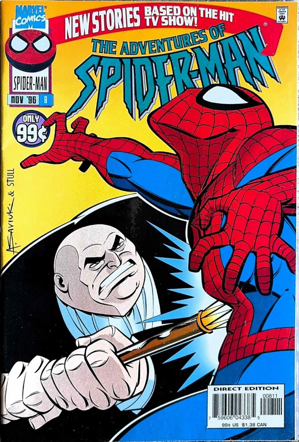 The Adventures of Spider-Man #8 (1996) Marvel Comics VF/NM cover