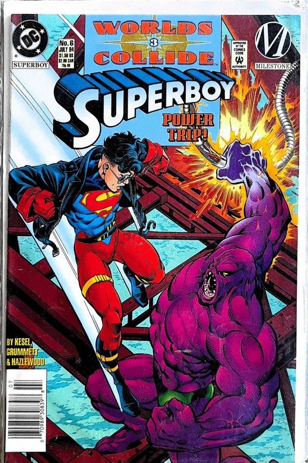 Superboy #6 (1994) DC Comics VF/NM cover