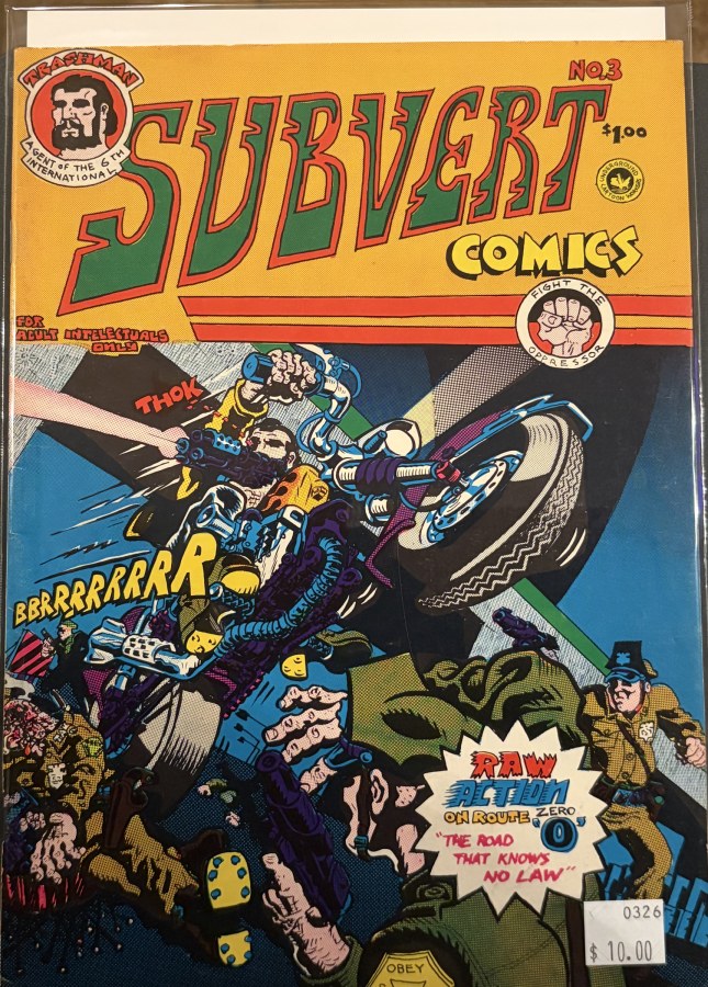 Subvert Comics #3 (1976) Rip Off Press FN cover