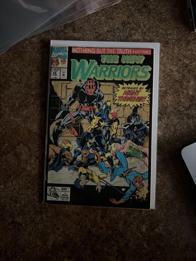The New Warriors #24 (1992) Marvel Comics VF/NM cover