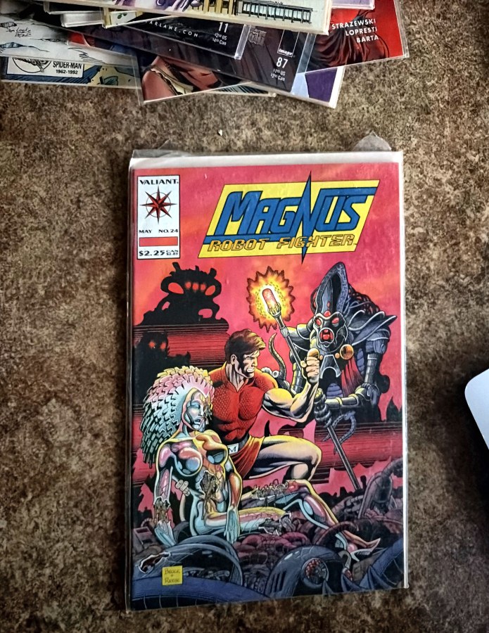 Magnus, Robot Fighter #24 (1993) Valiant Comics First Printing VF/NM cover