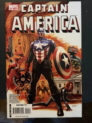 Captain America #41 (2008) Marvel cover