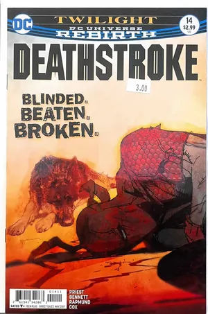 Deathstroke #14 (2017) DC Comics cover